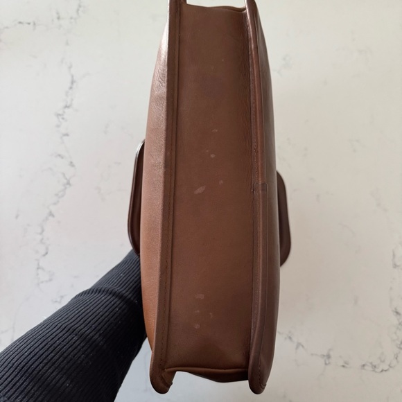 Vintage Coach NYC Slim Satchel Standard 9430 tote in Tabac - Picture 6 of 10